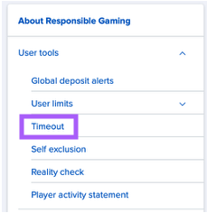 How can I take a Timeout from my FanDuel account?